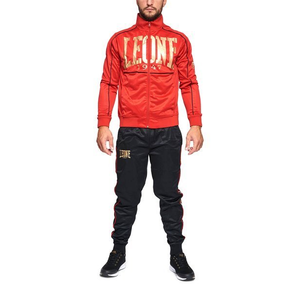 Dres Sportowy model PREMIUM kolor czerwono-czarny marki Leone1947