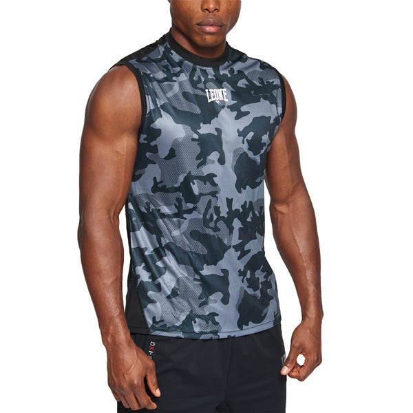 T-shirt bez rękawów CAMO marki Leone1947