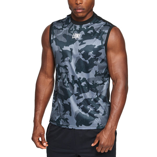 T-shirt bez rękawów CAMO marki Leone1947