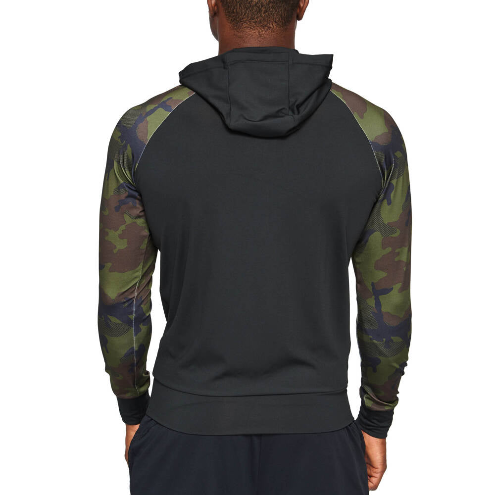 Sportowa bluza z kapturem camo green