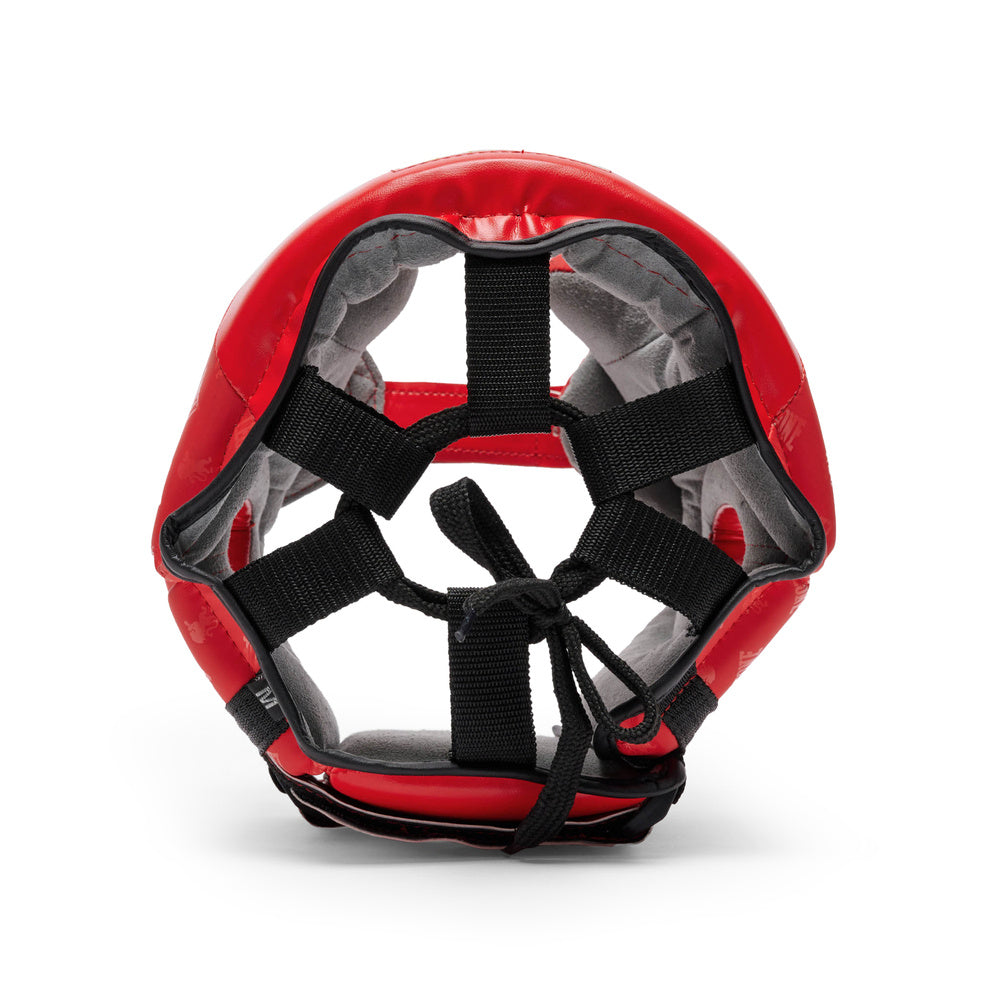 Kask bokserski treningowy model DNA czerwony
