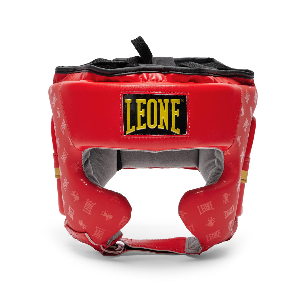 Kask bokserski treningowy model DNA czerwony