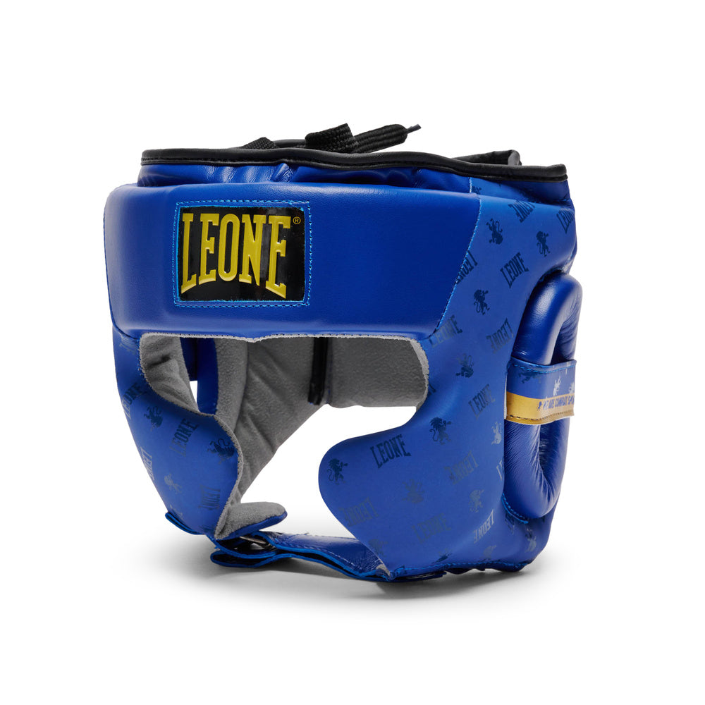 Kask bokserski niebieski treningowy model DNA
