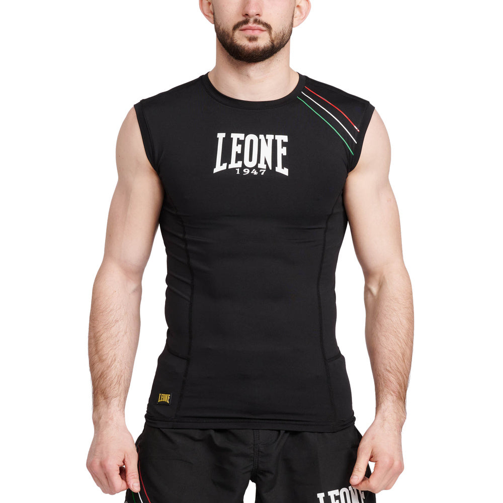 Kompresyjny T-shirt bez rękawów FLAG marki Leone1947