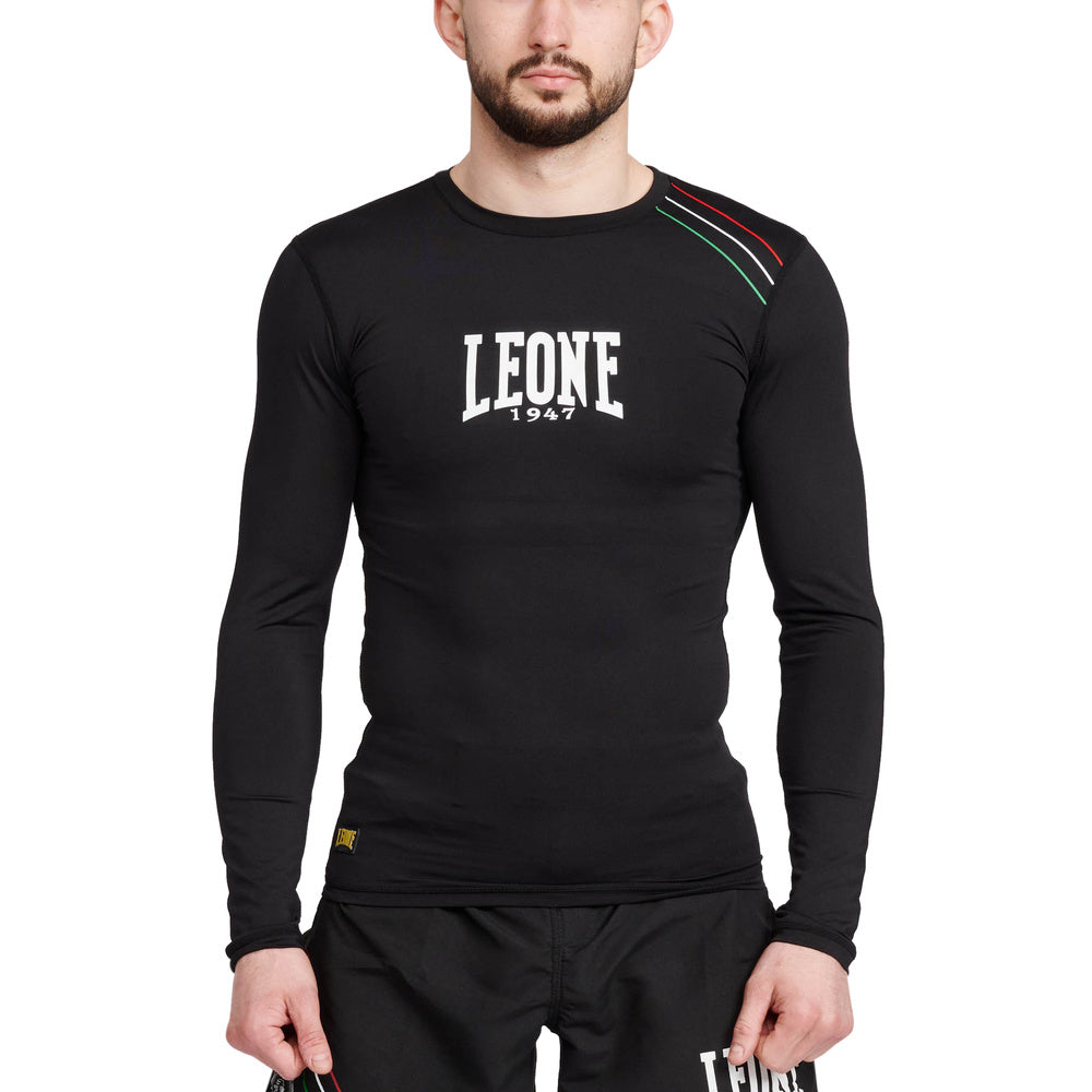 Kompresyjny T-shirt z długim rękawem FLAG marki Leone1947