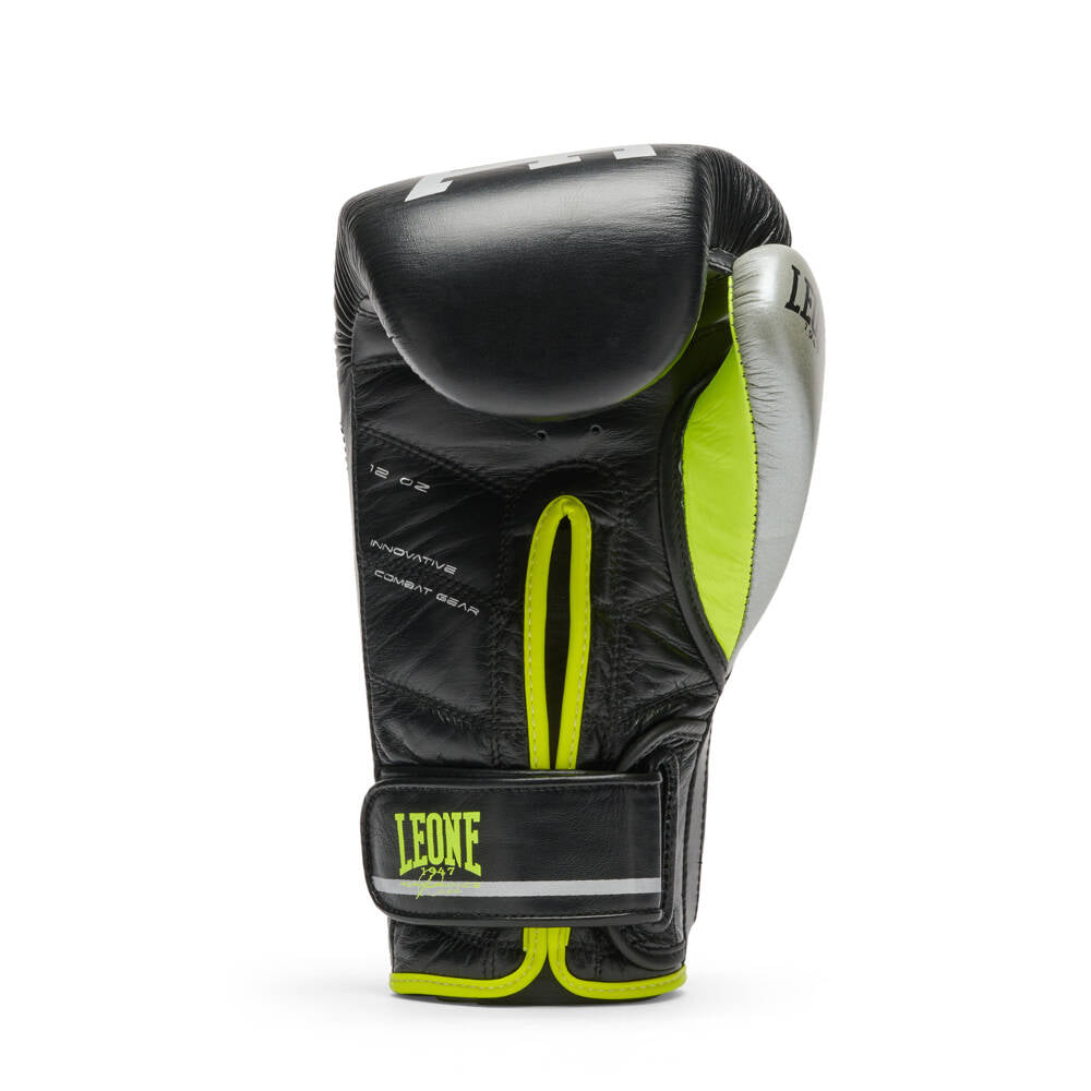 Rękawice bokserskie REVO PERFORMANCE FLUO czarne marki Leone1947