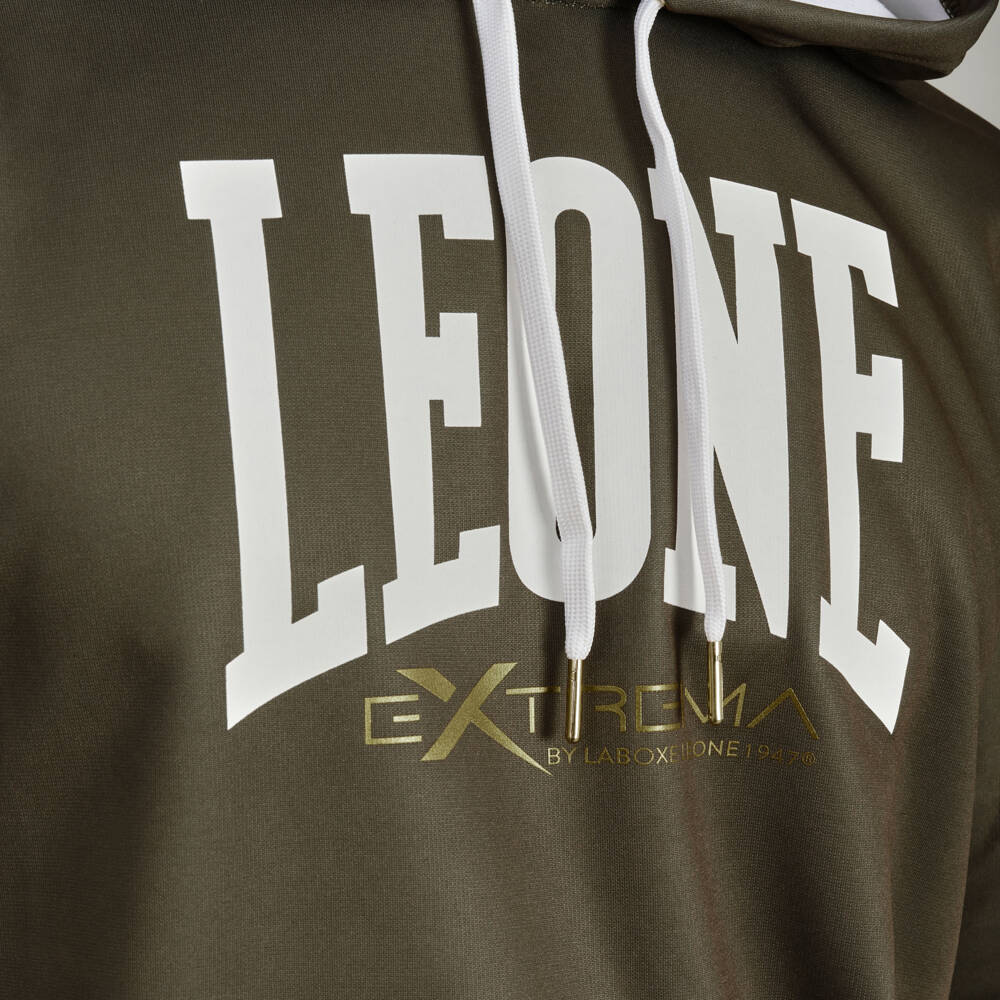 Bluza z kapturem LOGO zielona