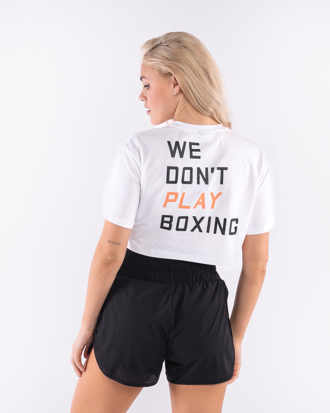 We Don't Play Boxing Crop T-shirt