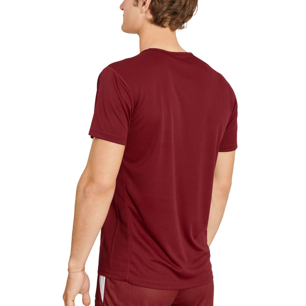 T-shirt bordo model LOGO marki Leone1947