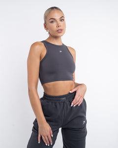 Essentials Racer Crop Top